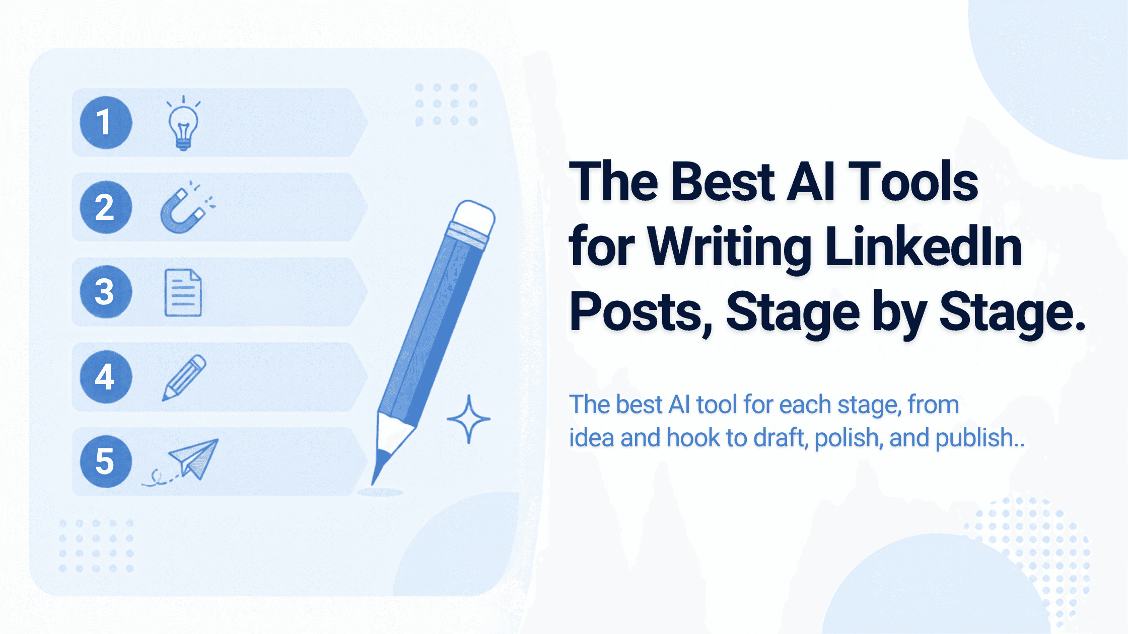 The Best AI Tools for Writing LinkedIn Posts, Stage by Stage